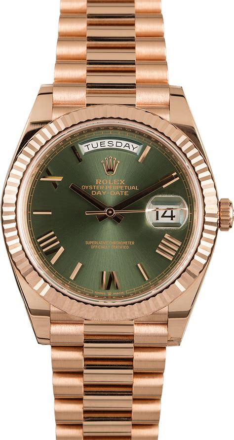 rolex president 40mm rose gold|rolex day date 40 price.